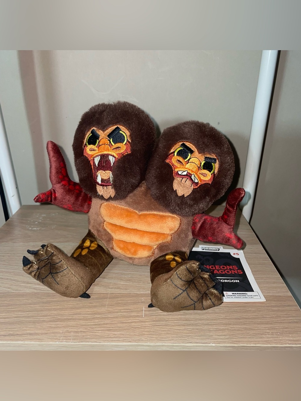 Kid Robot Dungeons & Dragons 7" Demogorgon Phunny Plush Stuffed Toy